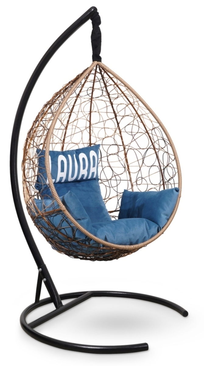Подвесное кресло садовое 105х110х195 см, Laura Outdoor Sevilla Velour ...