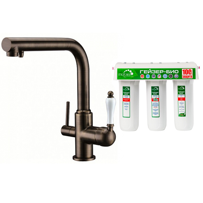 Смеситель для кухни под фильтр Kaiser Vincent 31144-1 Antique с ...