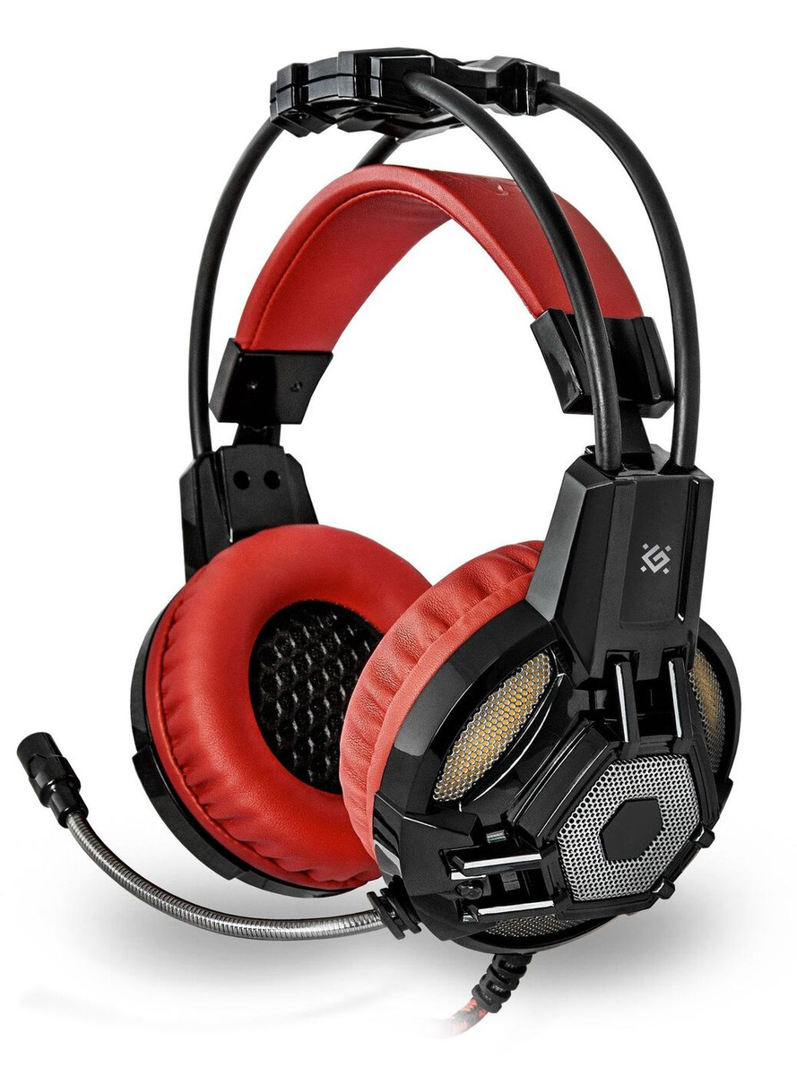 Наушники игровые Defender Lester, с микрофоном - купить по выгодной ...