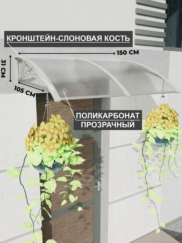 Козырек над дверью машины