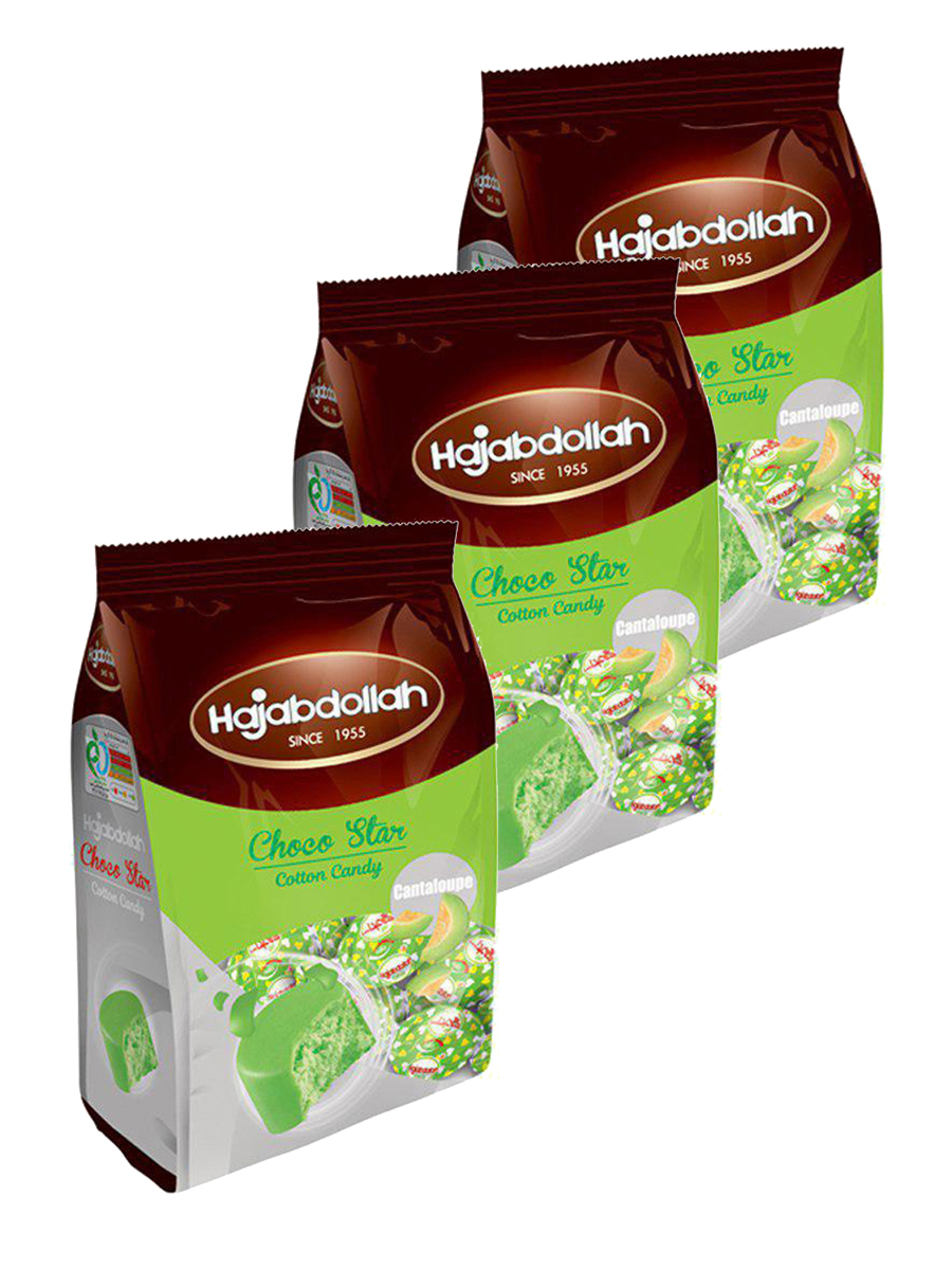 Конфеты из пишмание Hajabdollah Choco Star со вкусом дыни, 3 шт по 180 ...